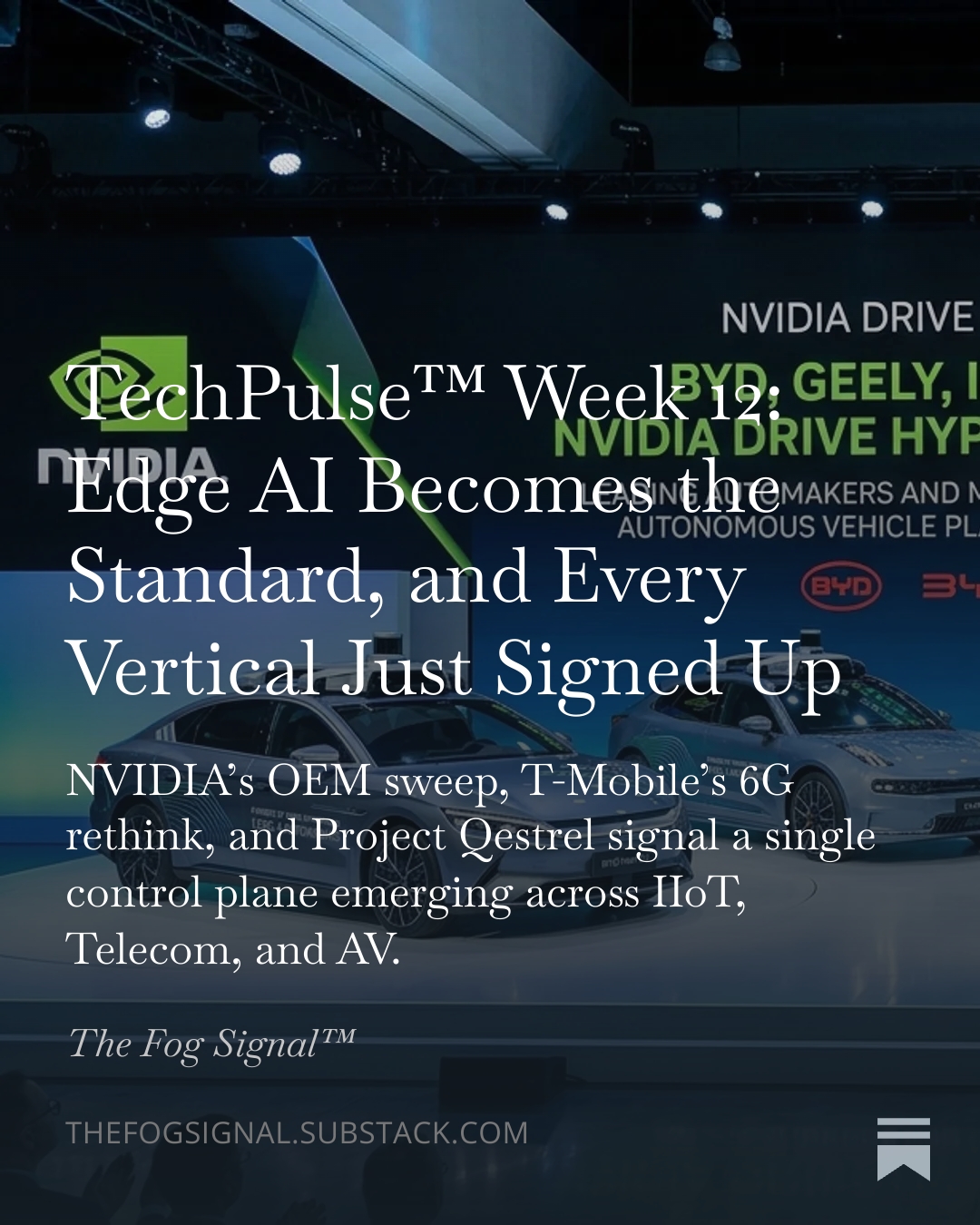 TechPulse™ Week 12: Edge AI Becomes the Standard, and Every Vertical Just Signed Up