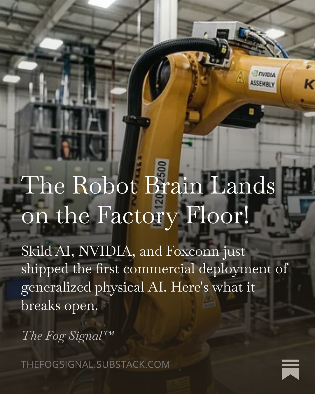 TechThoughts™: The Robot Brain Lands on the Factory Floor