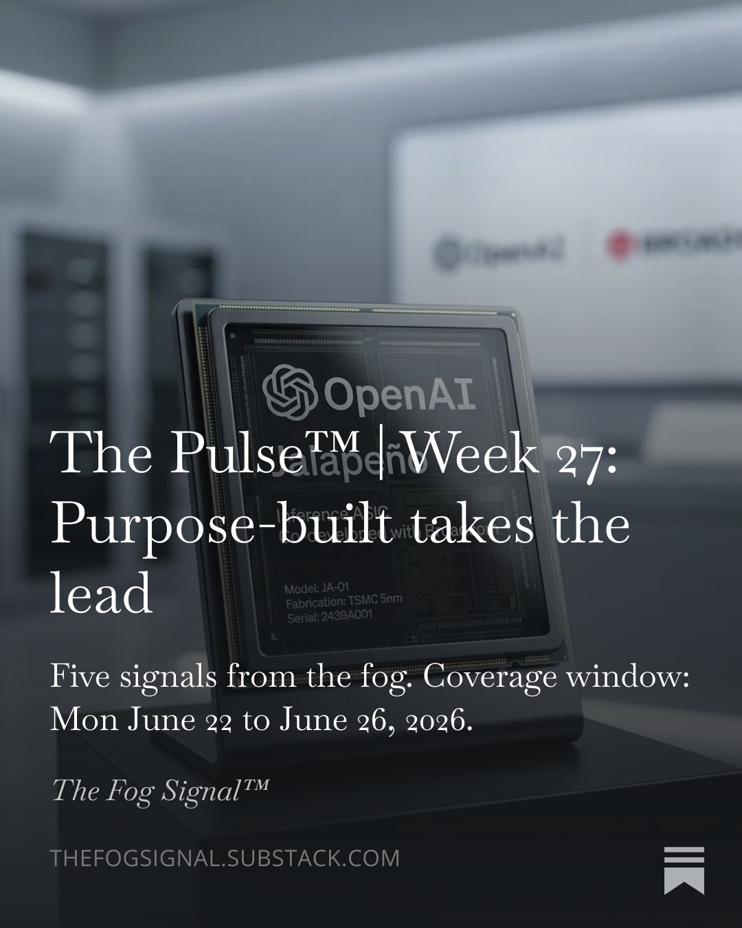 The Pulse™ Week 27: Purpose-built takes the lead