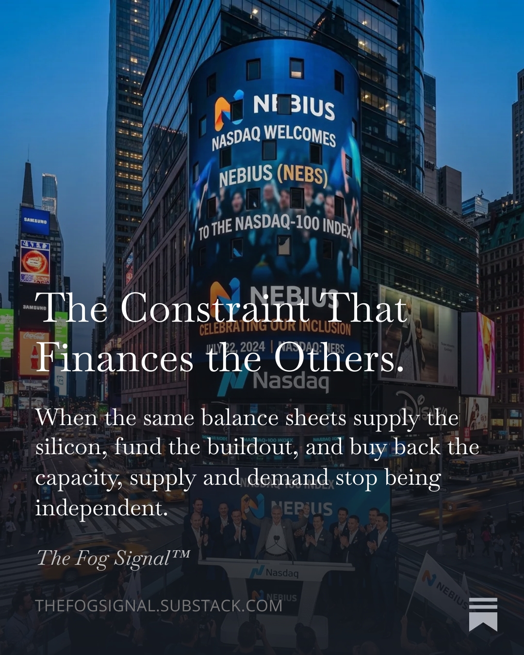 The Constraint That Finances the Others