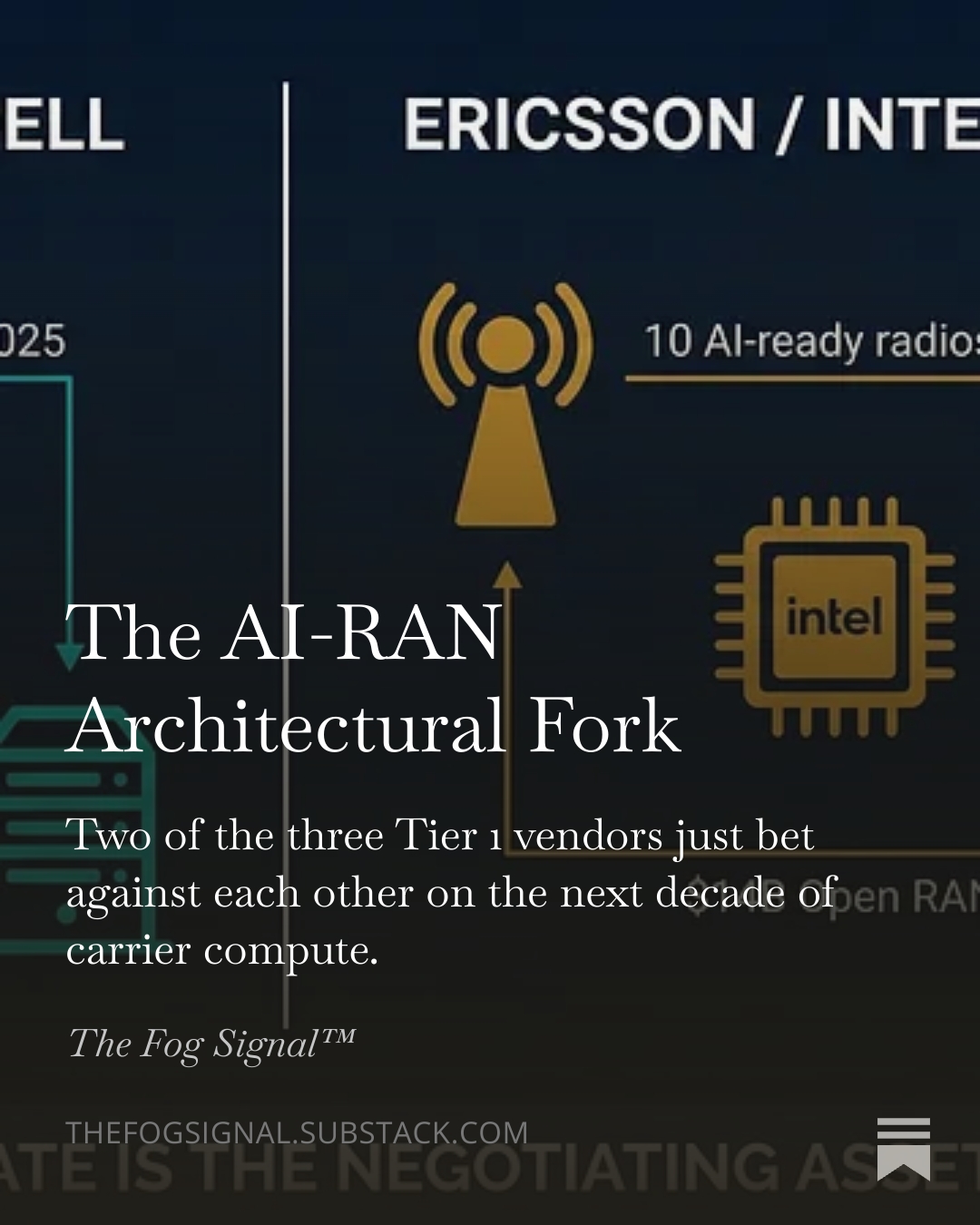 The Vector™ — The AI-RAN Architectural Fork
