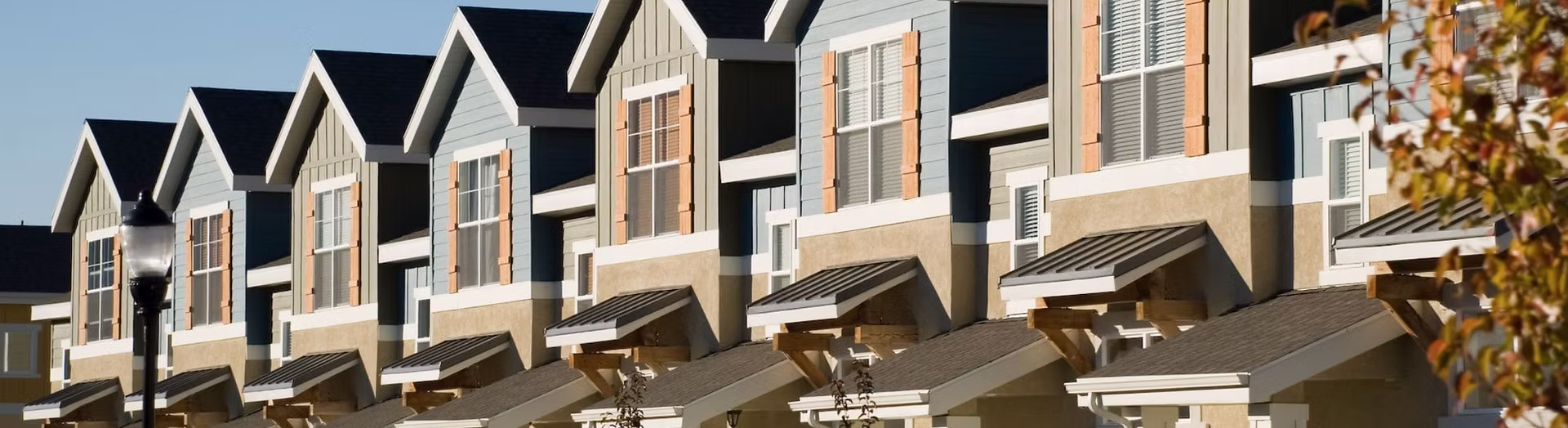 Modern condo interior with Connecticut cityscape view