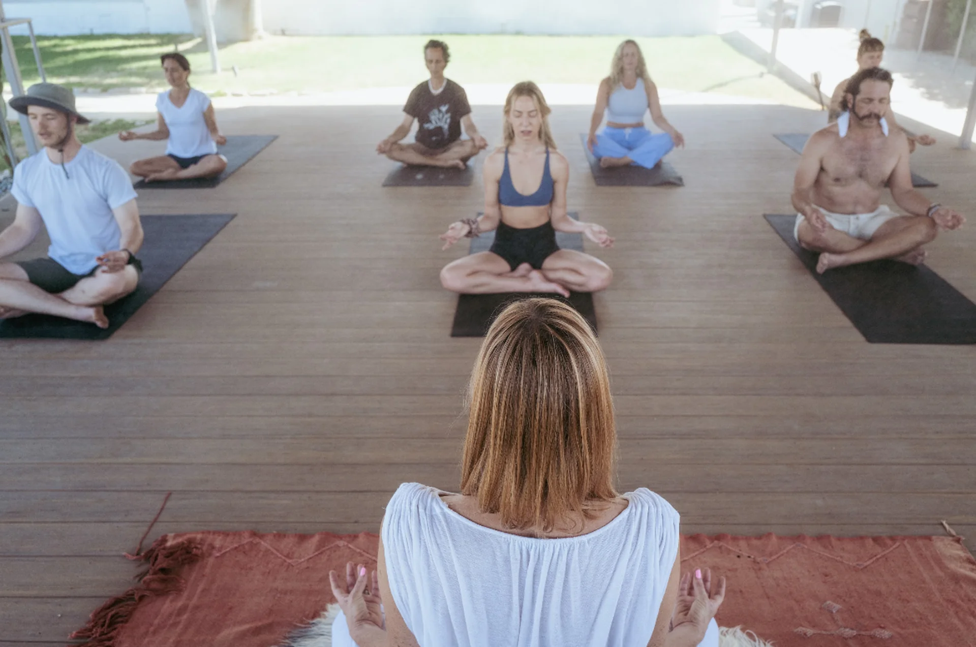 Yoga and mindful movement at Wellness Weekend on Miracle Hill