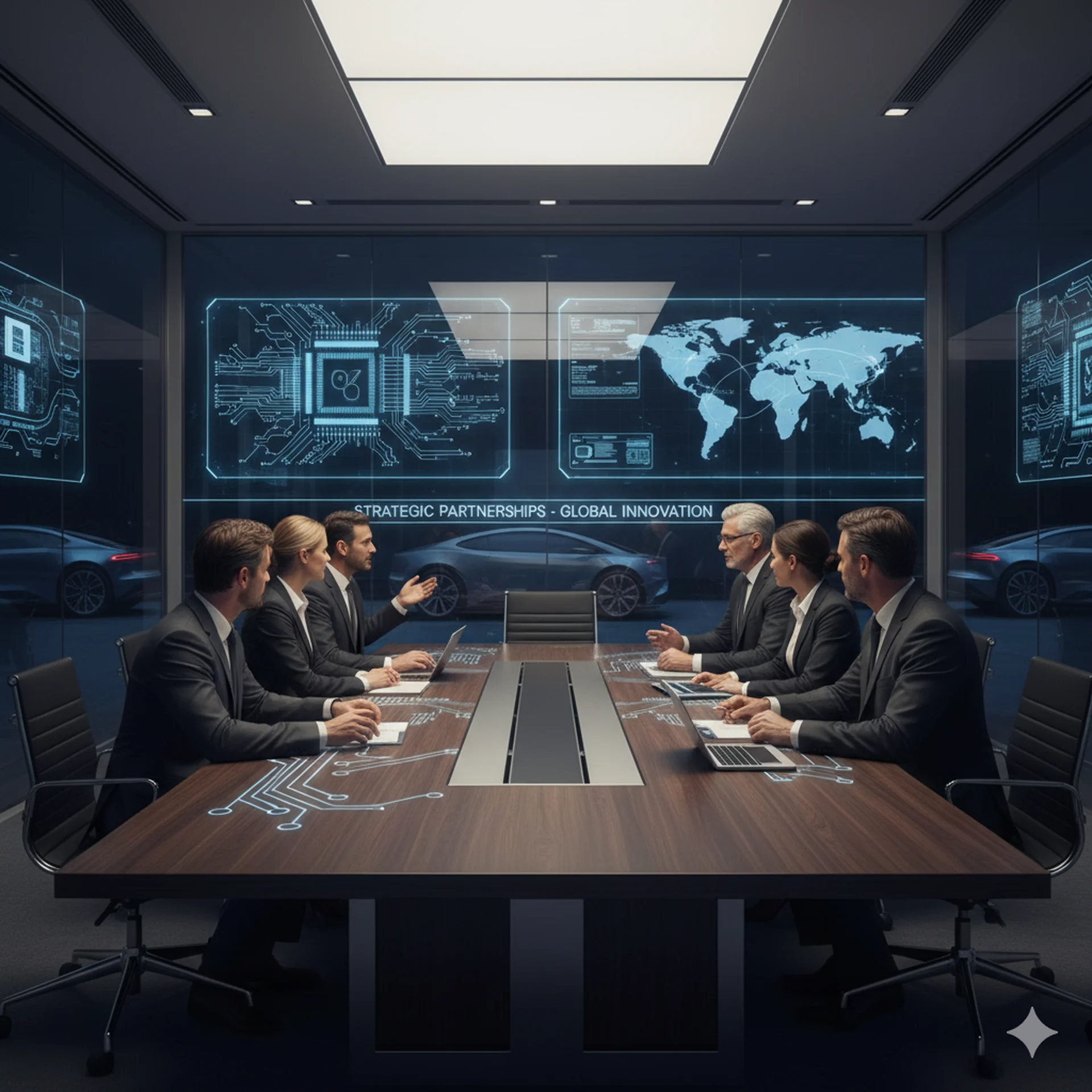 Strategic partnership and business development in automotive electronics