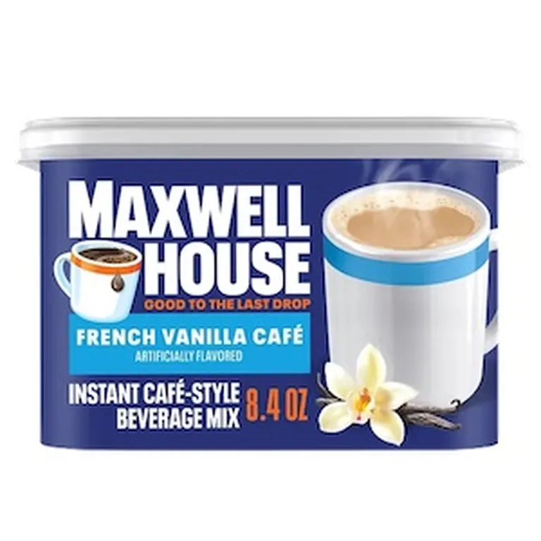 Maxwell House International French Vanilla Café-Style Instant Coffee Beverage Mix, 8.4 ounces