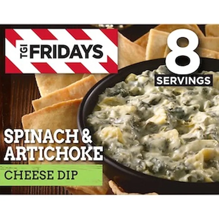 TGI Fridays Spinach and Artichoke Cheese Dip frozen snack, 8 ounces