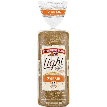 Pepperidge Farm Light Style 7 Grain bread package