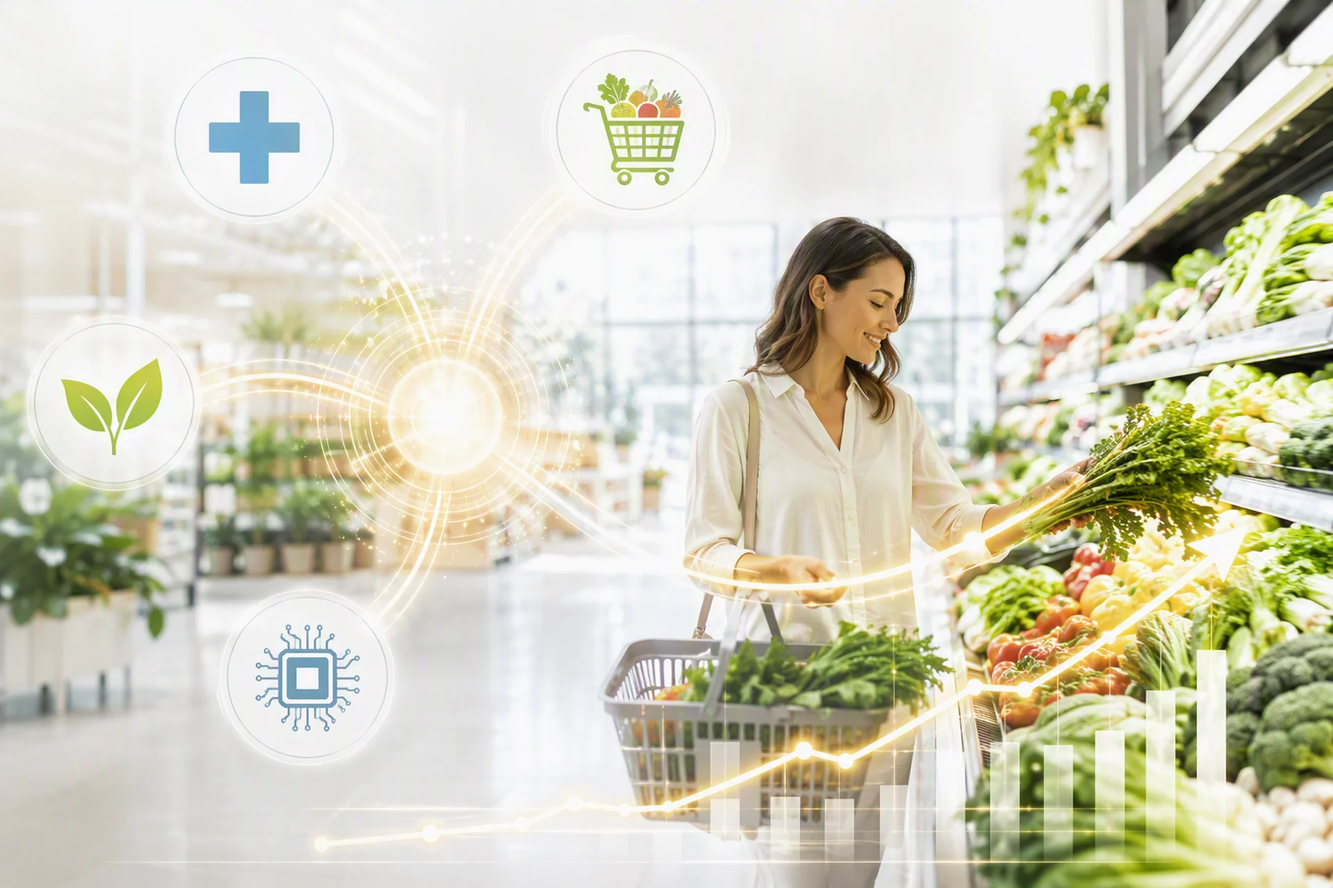 Food for Health® connecting individualized health intelligence with grocery shopping