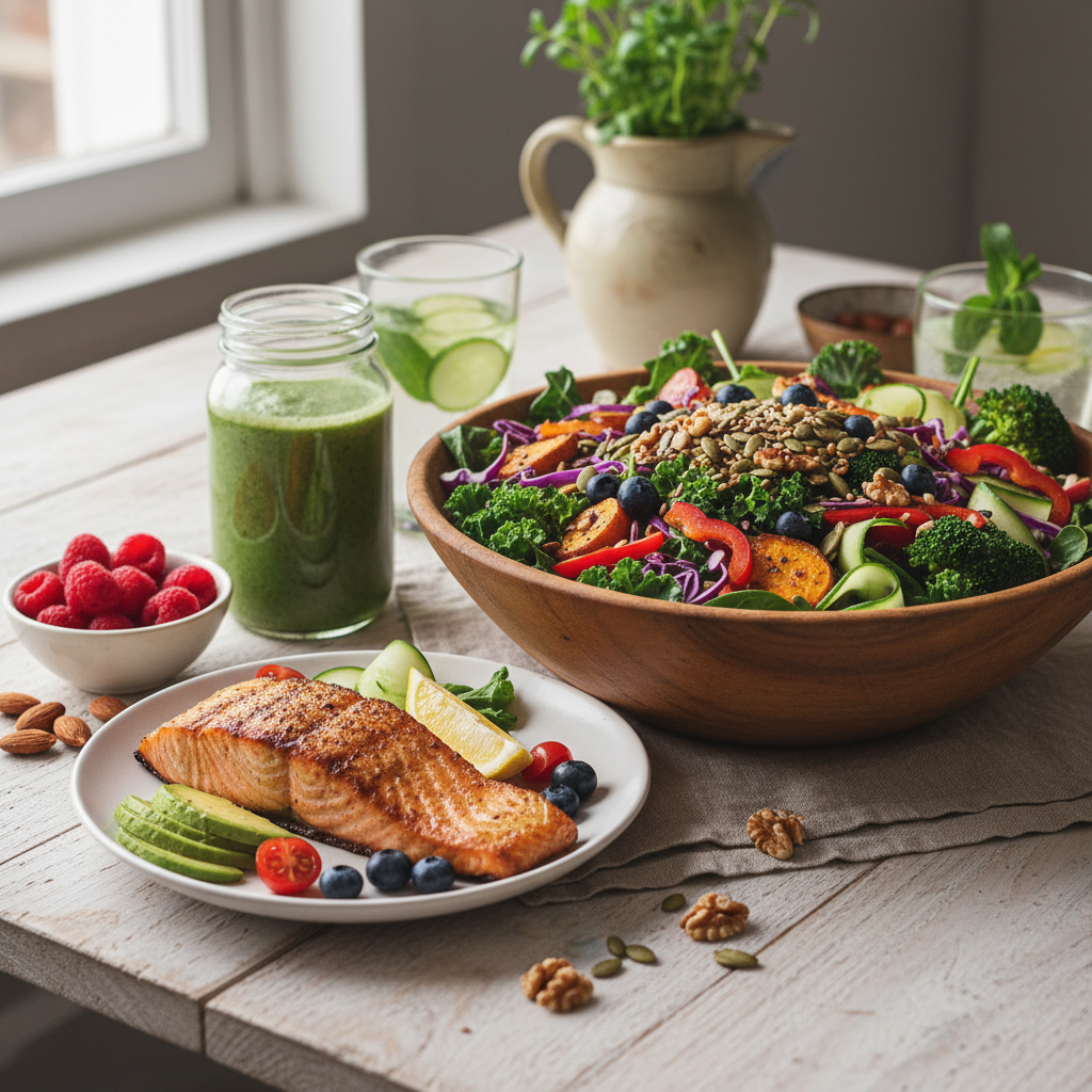 Immune-boosting foods rich in vitamins and minerals