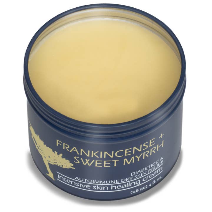 Frankincense & Sweet Myrrh Cream- Intensive Skin Healing 4oz - Image 4