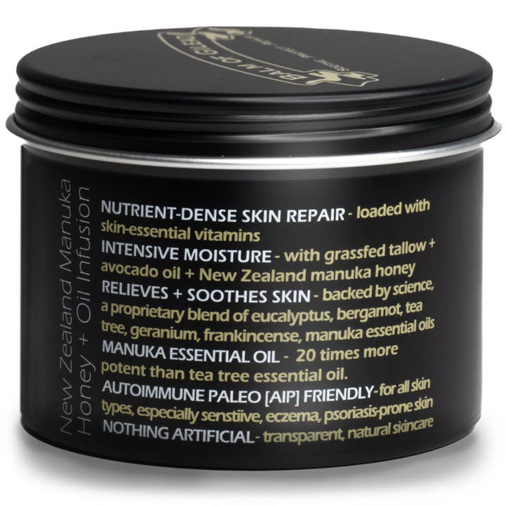 Manuka Honey Cream - Intensive Skin Healing, 4oz - Image 2