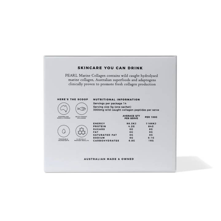 PEARL Marine Collagen Superpowder (Unflavoured) Travel Set - Image 2