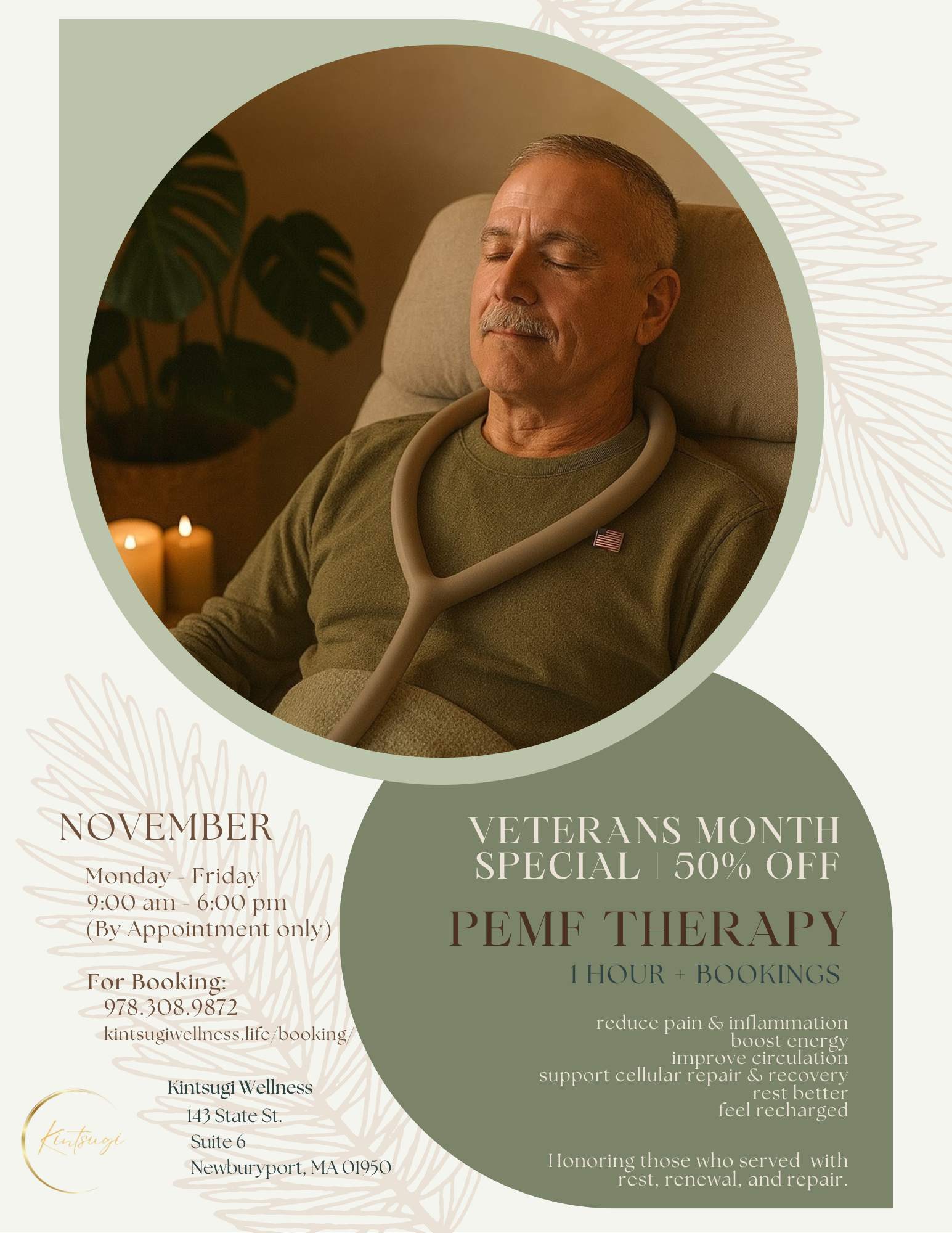Veterans wellness special - honoring those who served with healing PEMF therapy