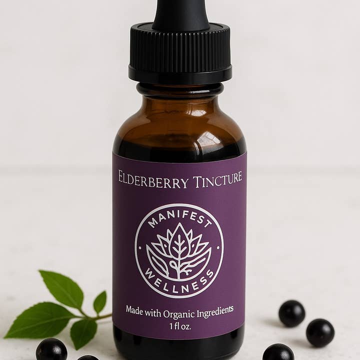 Organic Elderberry Tincture 1 fl. oz.