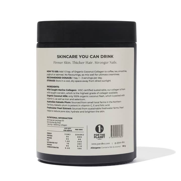 PEARL Marine Collagen SuperPowder (Organic Coconut) - Image 2