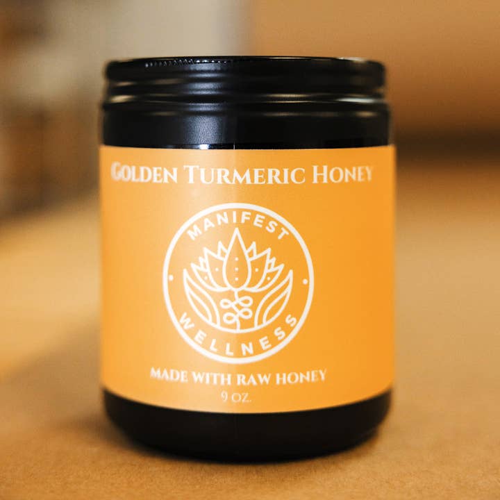 Golden Herbal Honey with Turmeric, Ginger, Clove & Cardamom - Image 2