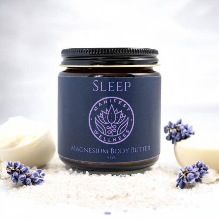 Magnesium Sleep Butter, made with Organic Ingredients - Image 1
