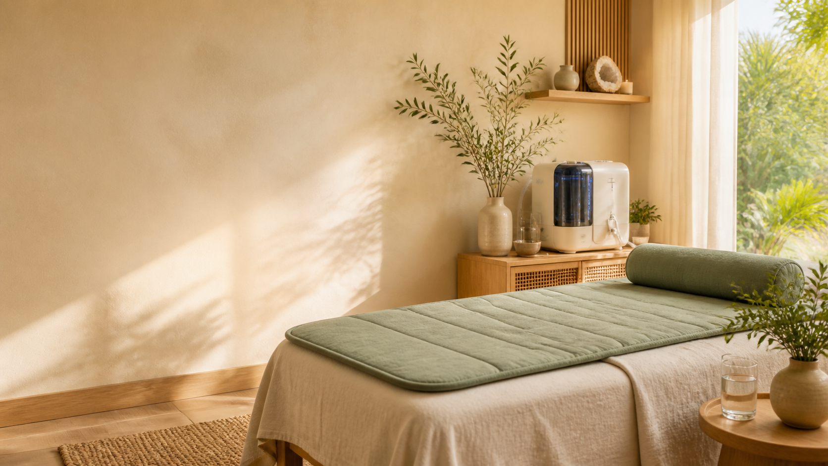 Therapeutic recovery and healing arts room at Kintsugi Wellness