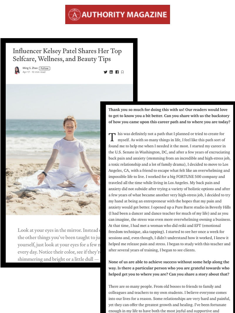 Medium's Authority Magazine | April 2020