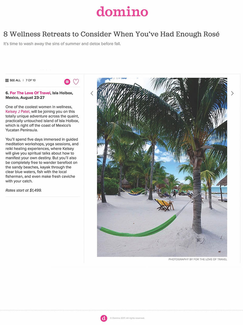 Domino - Wellness Retreats