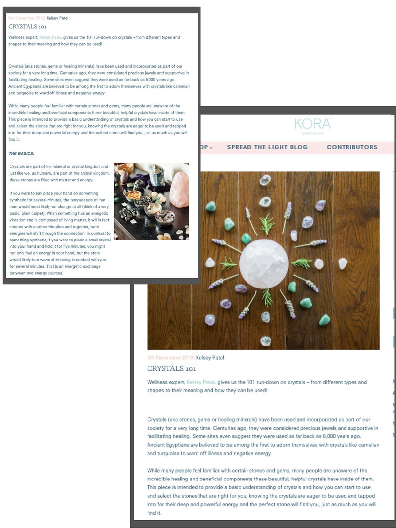 Kora Organics | October 2019