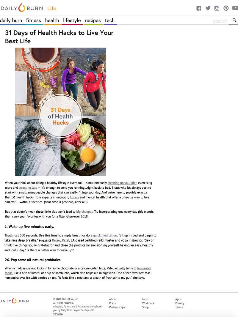 Life by DailyBurn | January 2018