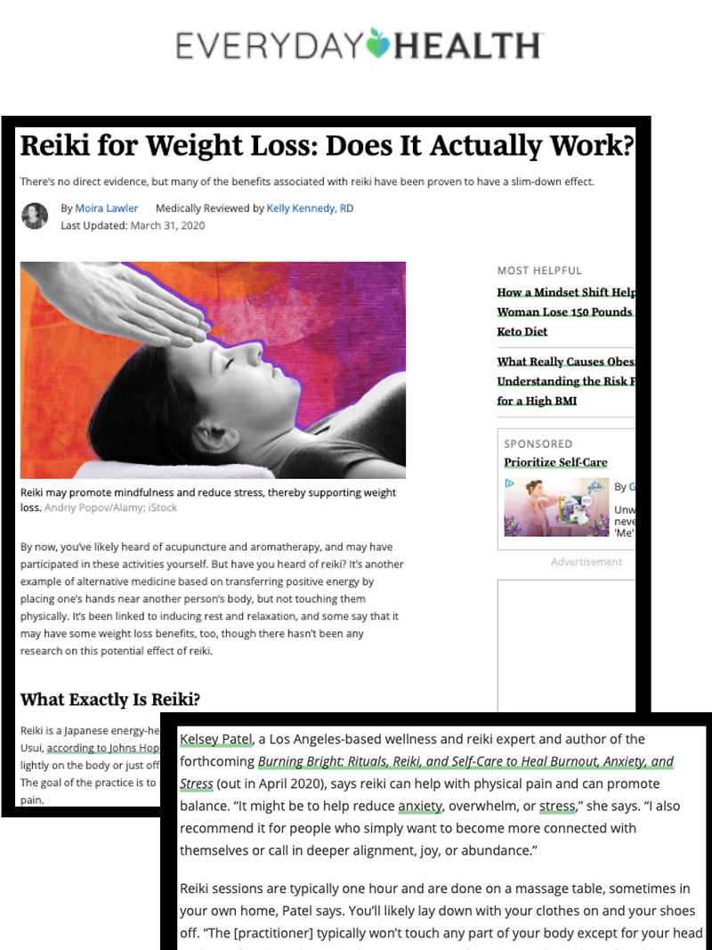 Everyday Health | April 2020 - Reiki