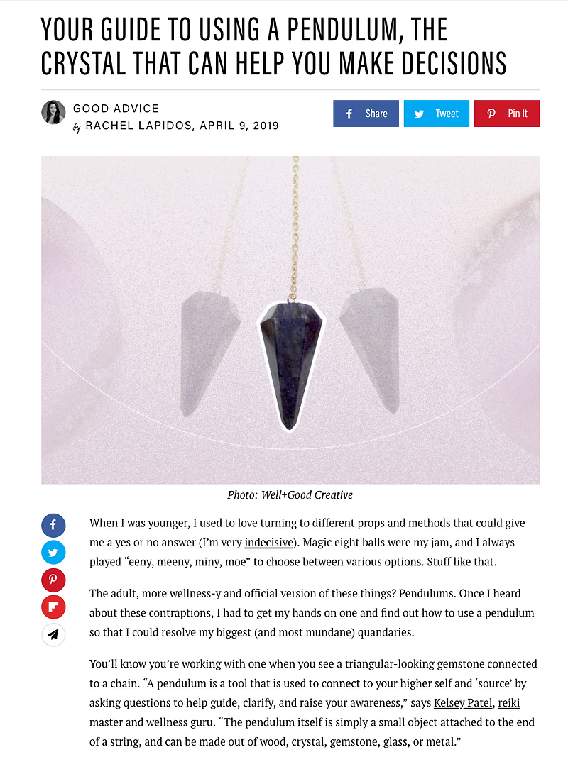 Well + Good | April 2019 - Pendulum
