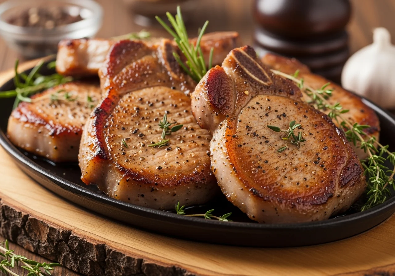 Soul Food Pork Chops for 10-15 People