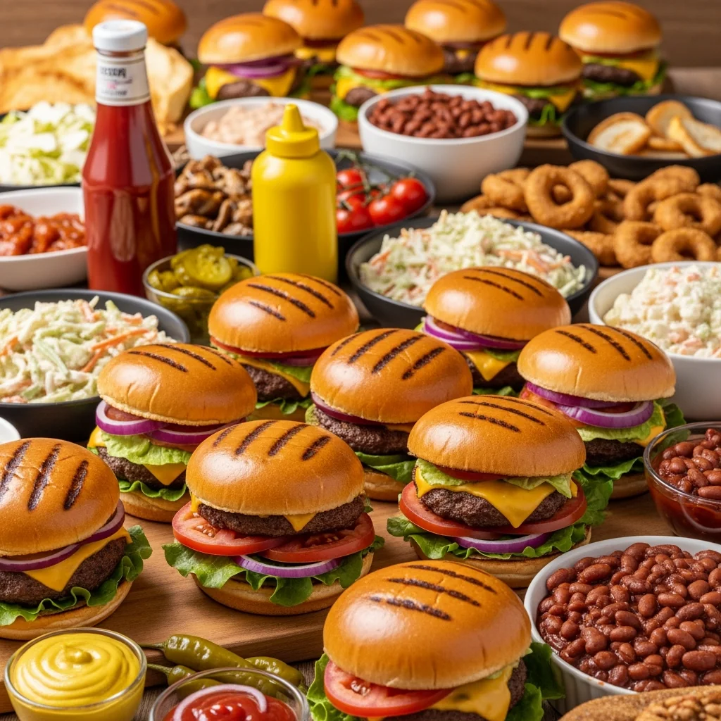 6oz Burgers for 10-15 People
