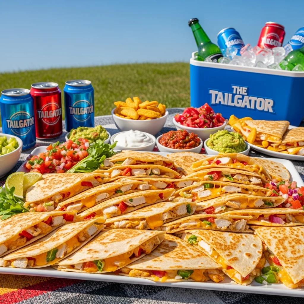 Chicken Quesadillas for 10-15 People