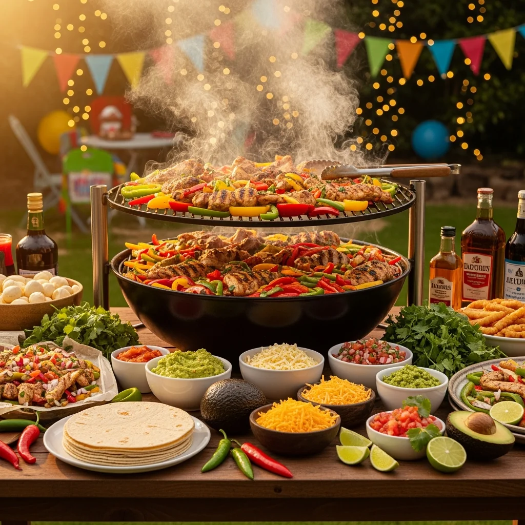 Authentic Mexican Fajita Chicken for 10-15 People