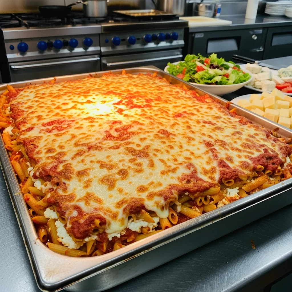 Authentic Italian Baked Ziti for 10-15 People