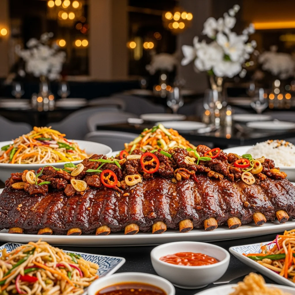 Asian BBQ Short Ribs for 10-15 People