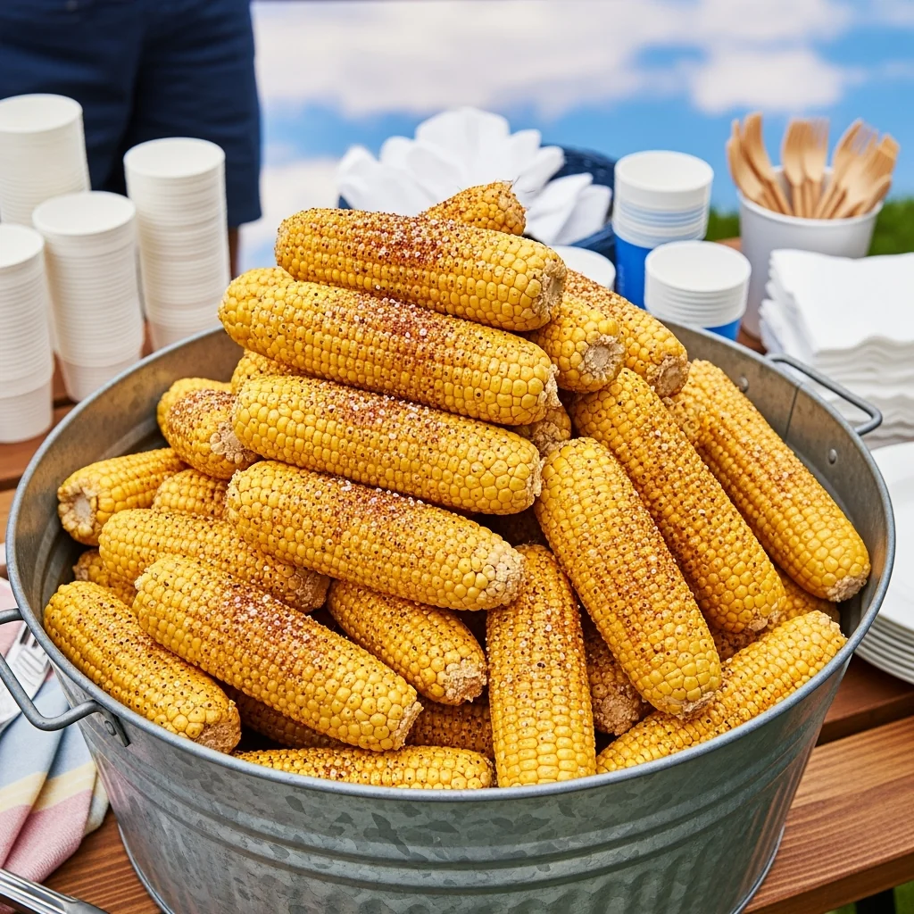 Corn on the Cob Side for 10-15 People
