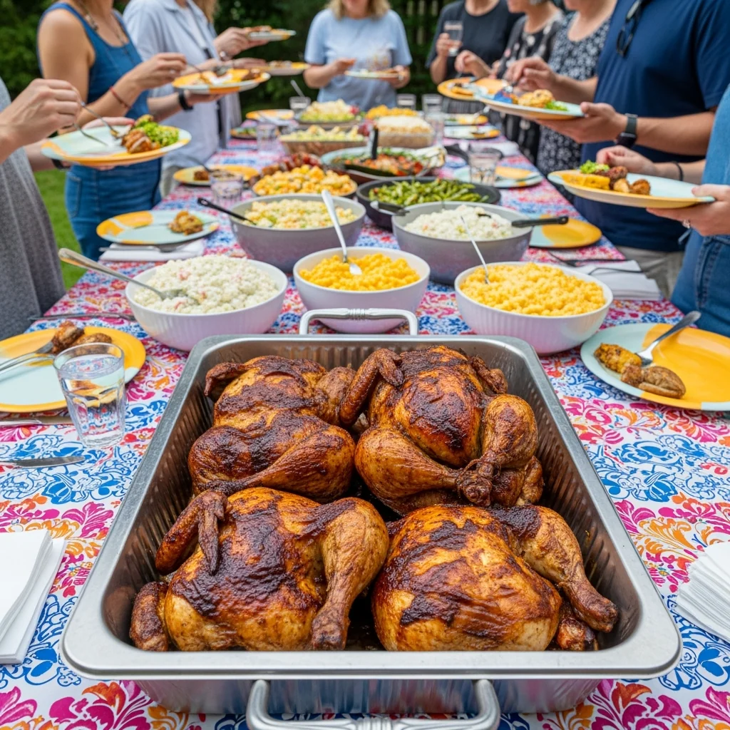BBQ Chicken for 10-15 People
