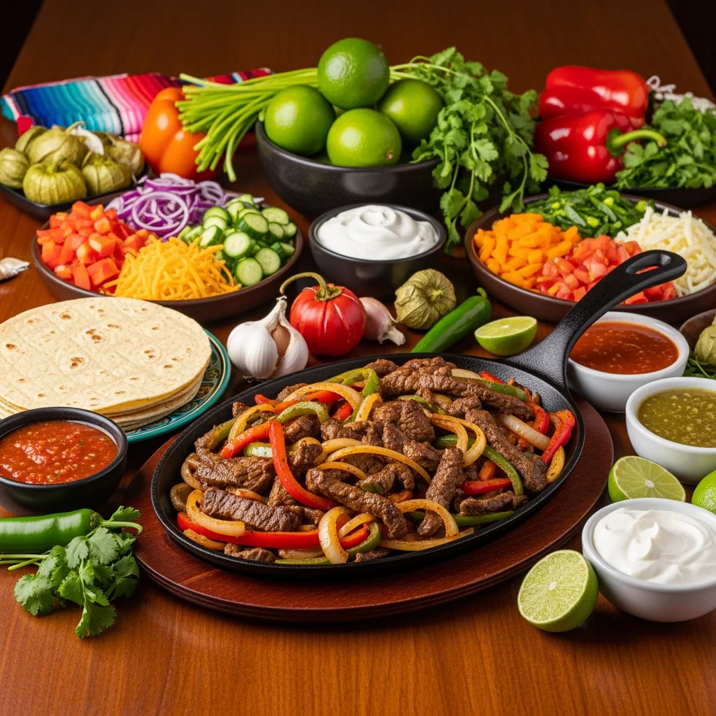 Authentic Mexican Fajita Beef for 10-15 People