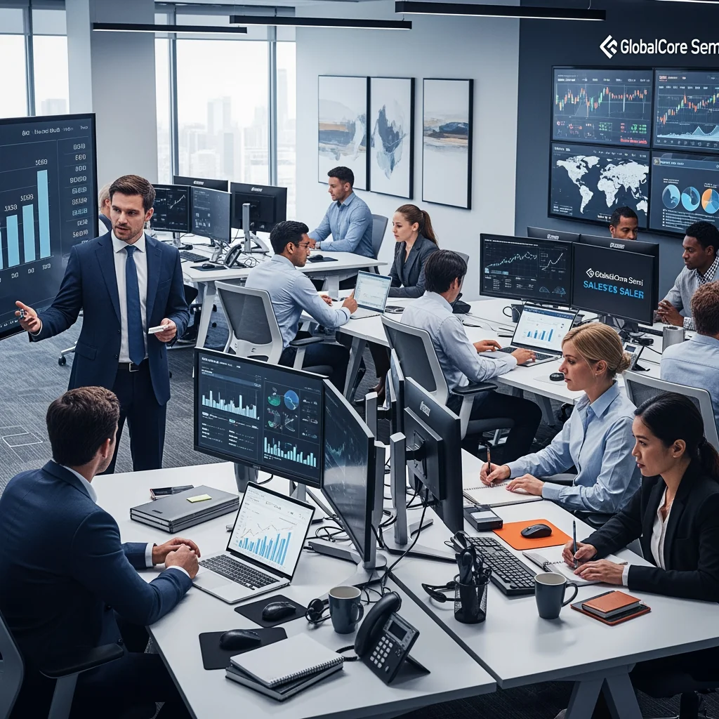 Semiconductor Sales Operations Team Meeting