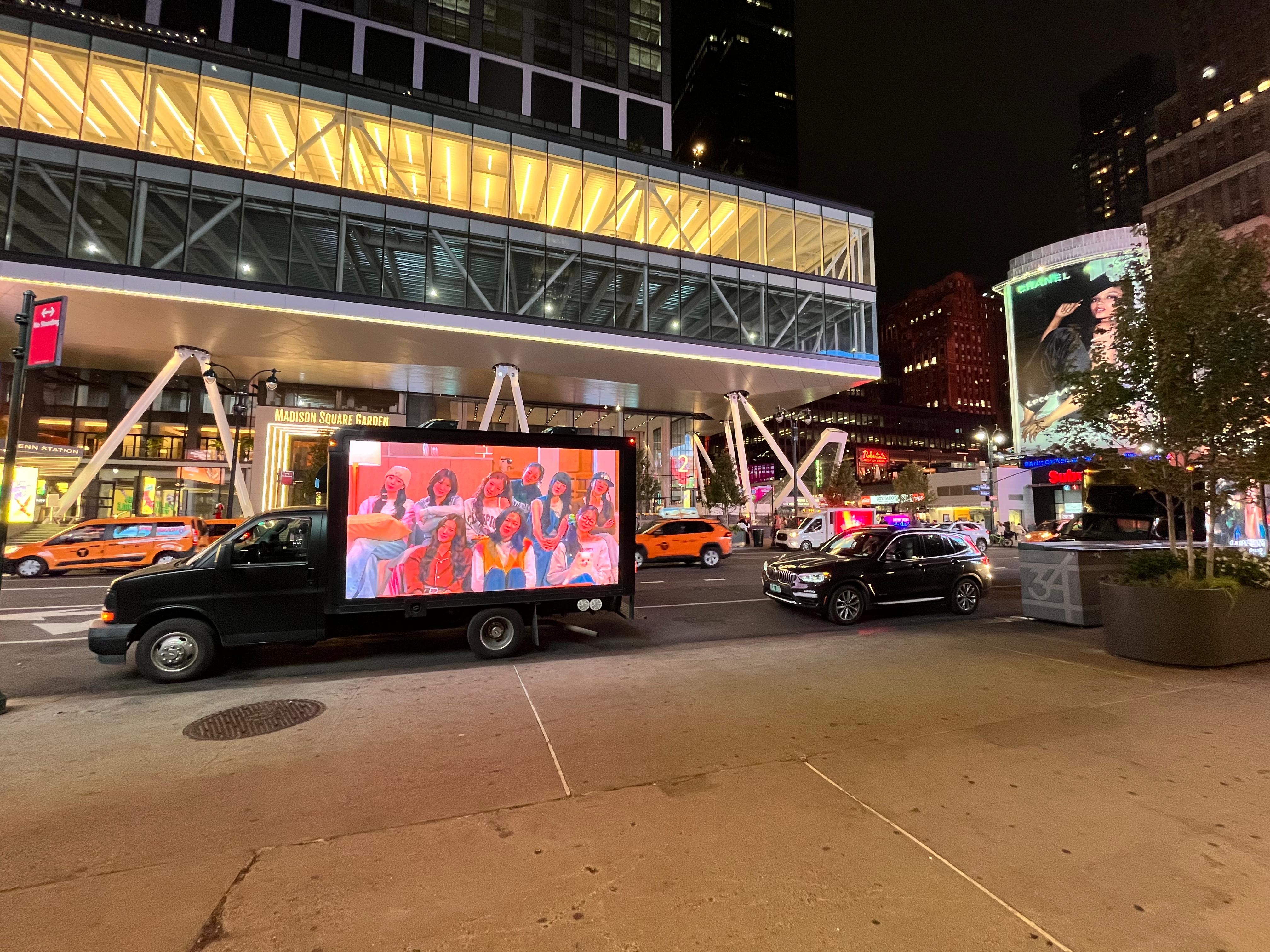 TWICE Album Release - TEN: The Story Goes On mobile advertising campaign