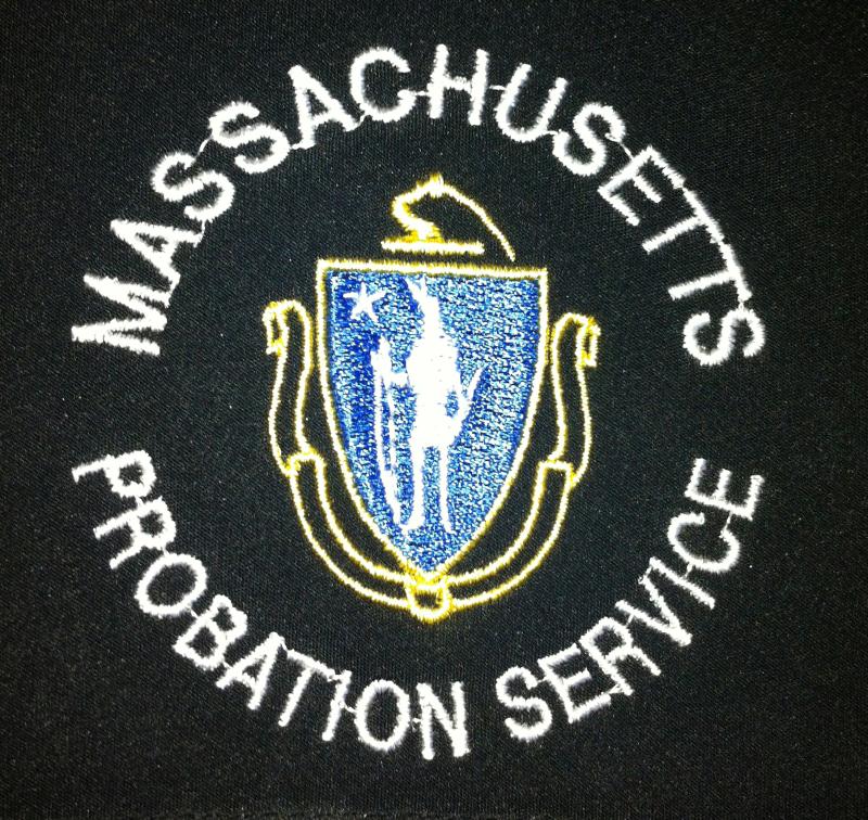 Massachusetts Probation Service Left Chest Embroidery