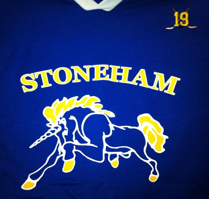 Stoneham Screen Printed & Embroidered Hockey Jersey