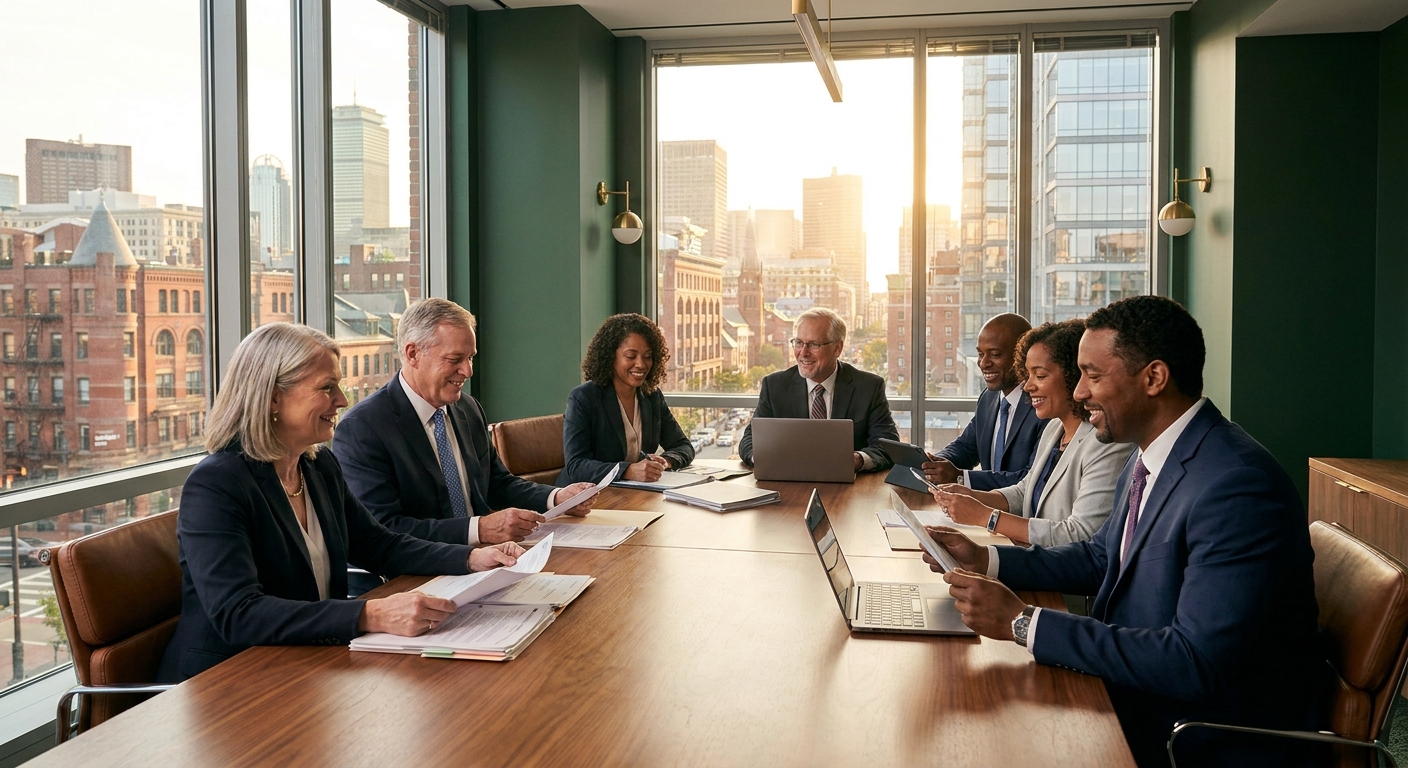 ICONN Cannabis team in Connecticut office