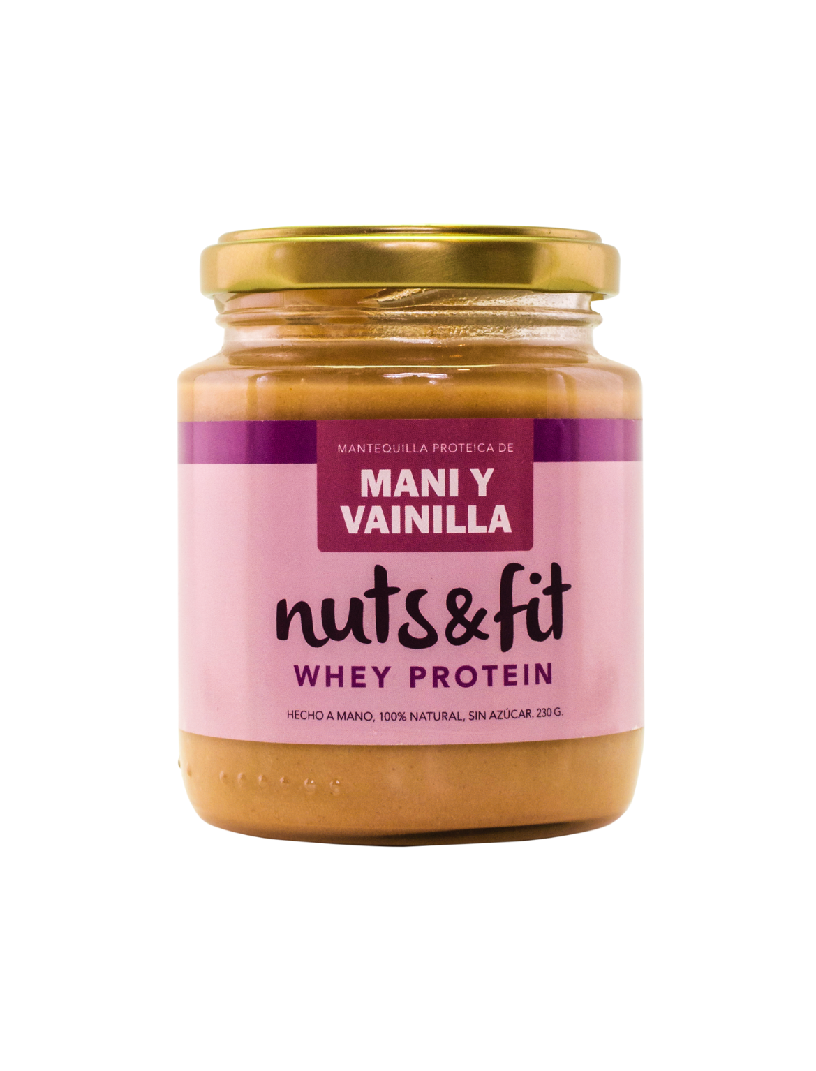 Mantequilla Proteica de Mani y Vainilla