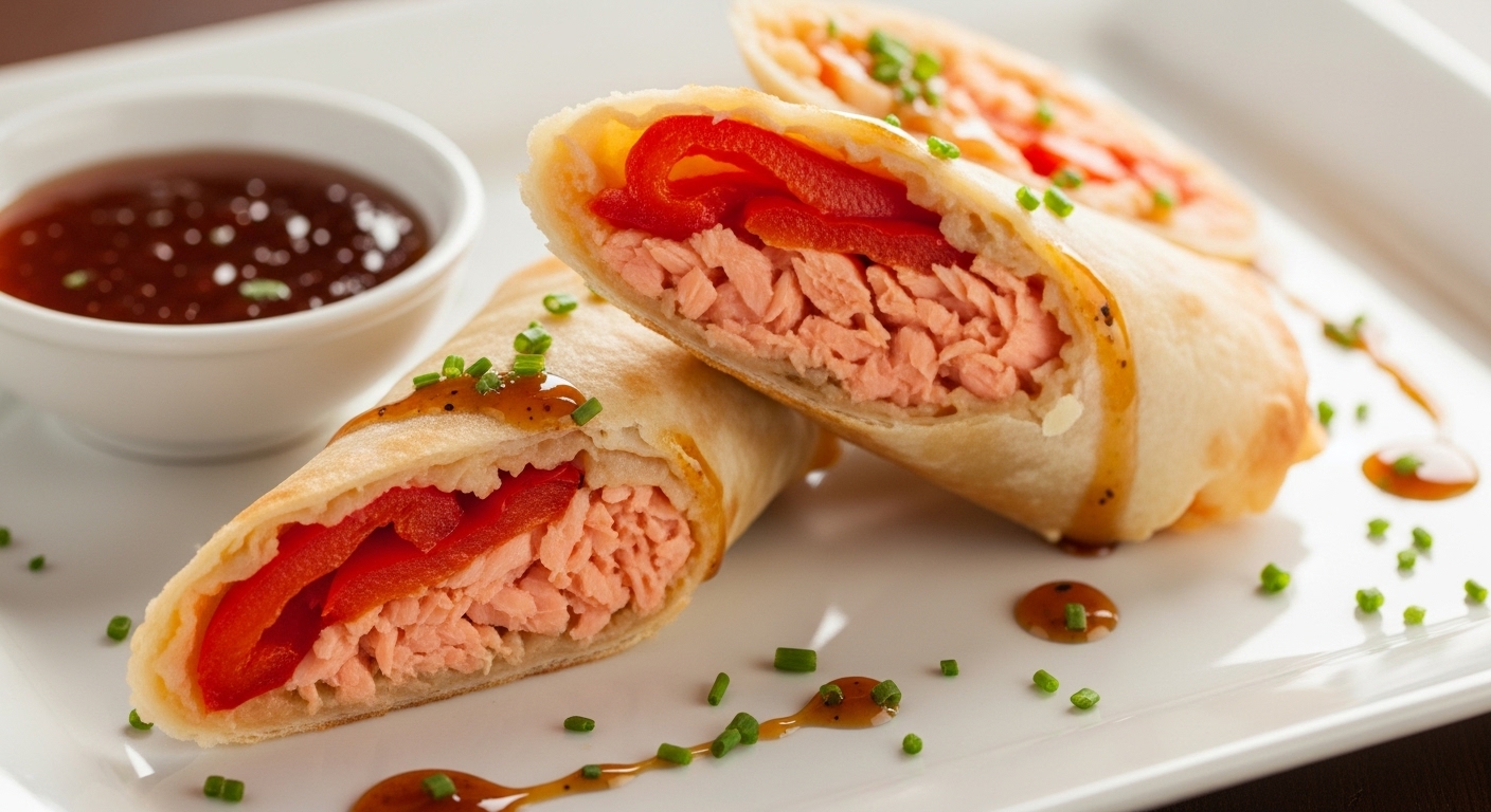 Salmon Egg Rolls