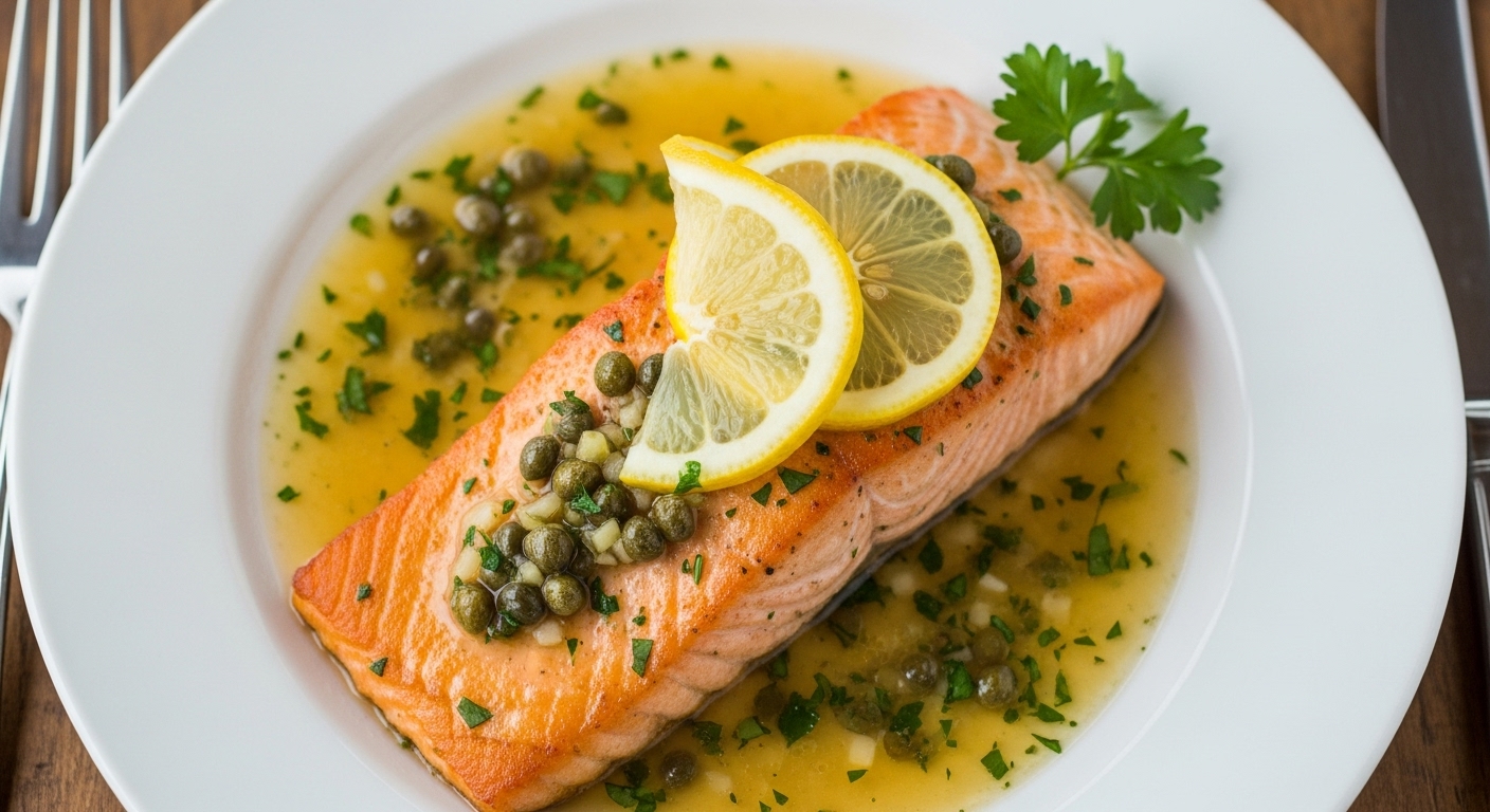 Salmon Piccata 