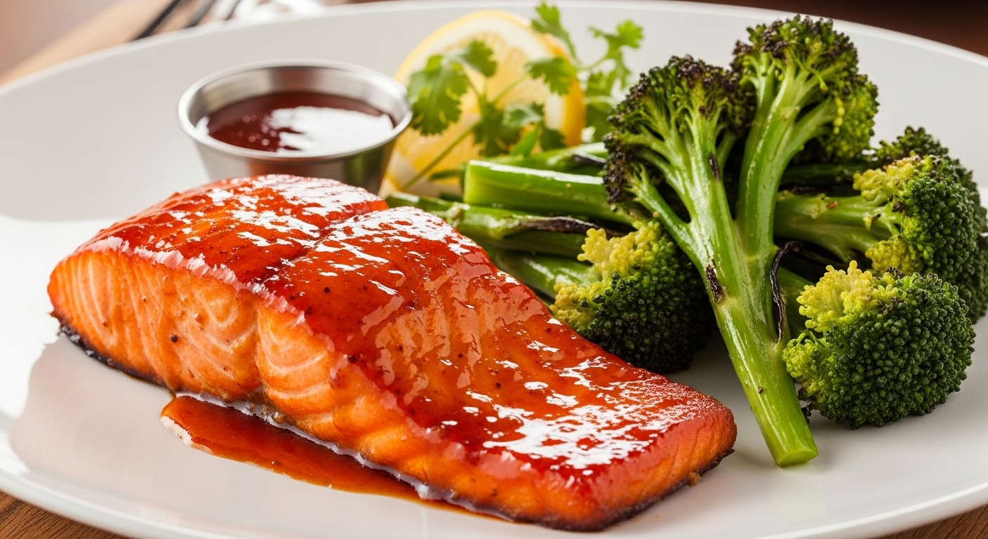 Honey Cajun Glazed Salmon