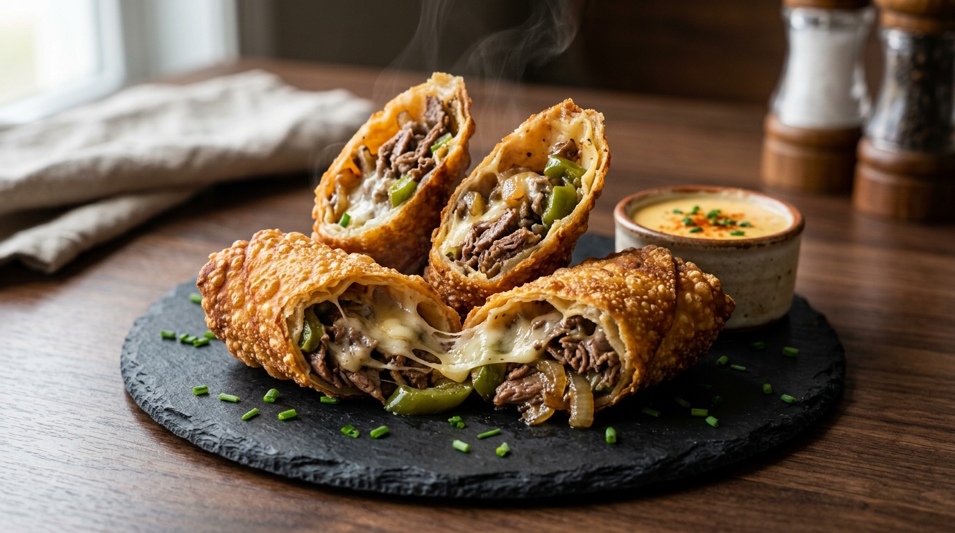 Philly Cheesesteak Egg Rolls x2