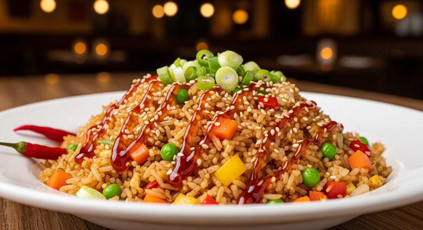 Sweet & Spicy Bigalow Fried Rice