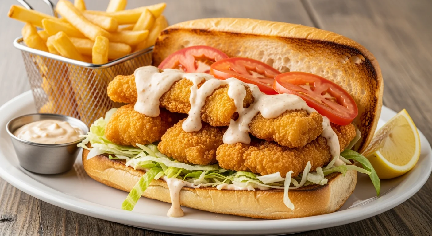 Fried Fish Po' Boy